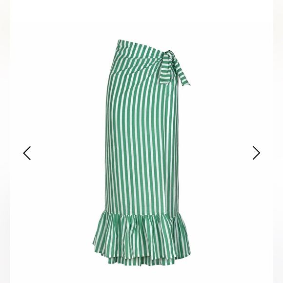 Sunshine Tienda Vienna Green Stripe Sarong - Picture 1 of 4